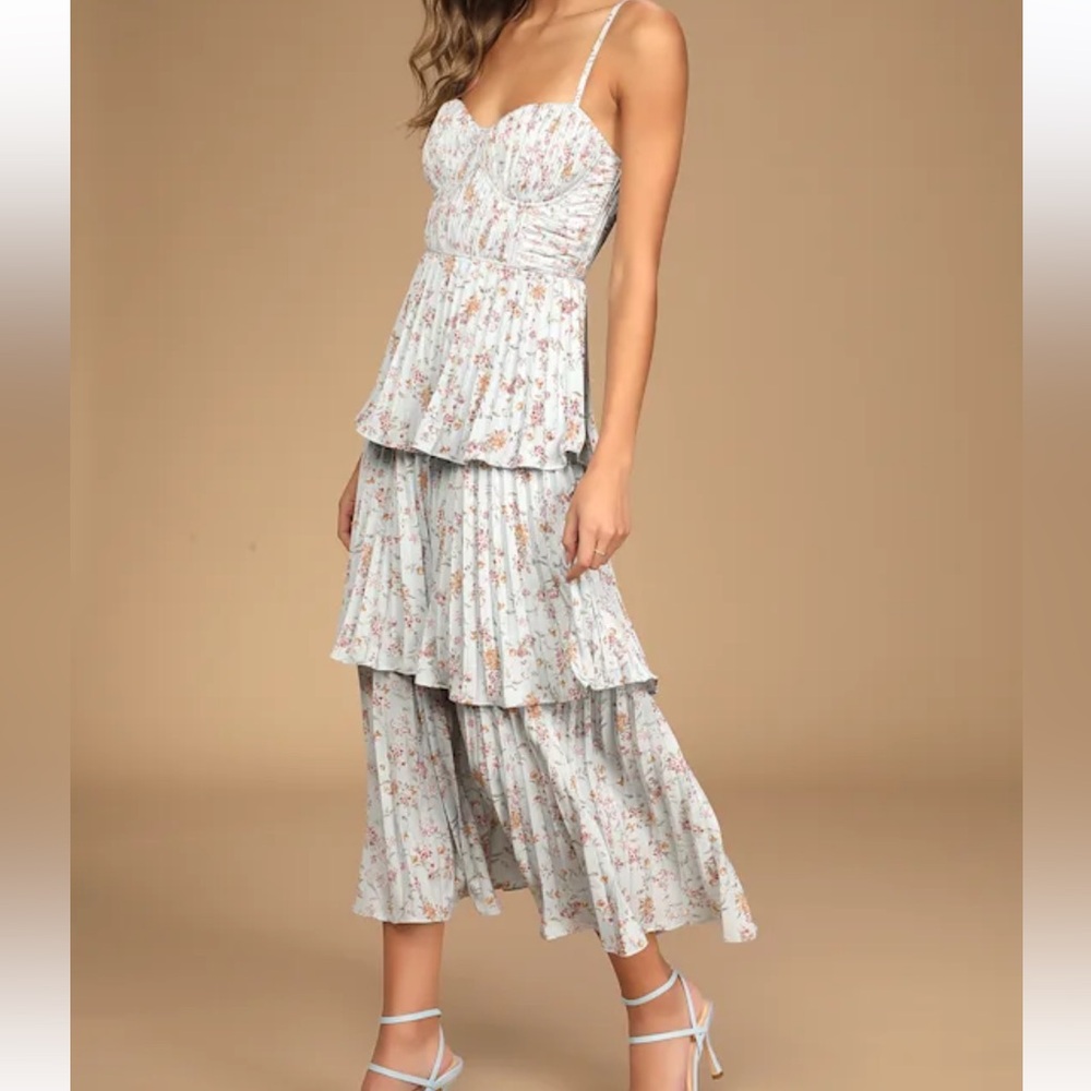 Lulus Midi Dress - Picture 2 of 4
